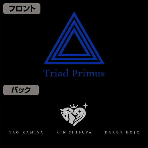 『アイドルマスター シンデレラガールズ』Triad Primus ロゴ ドライTシャツ ブラック L