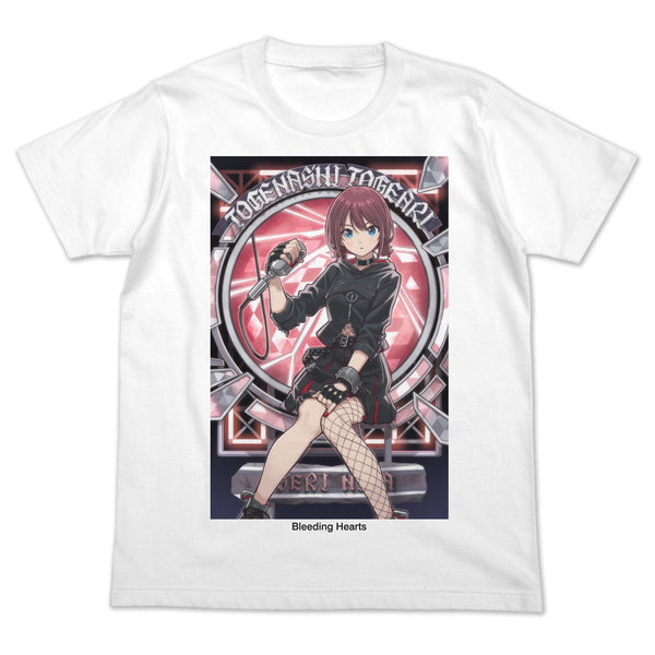 『ガールズバンドクライ』描き下ろし 井芹仁菜 フルカラーTシャツ 爆ぜて咲くVer. ホワイト S