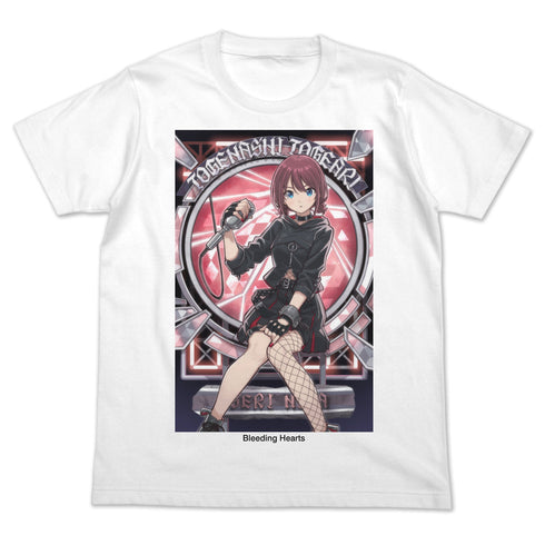 『ガールズバンドクライ』描き下ろし 井芹仁菜 フルカラーTシャツ 爆ぜて咲くVer. ホワイト L