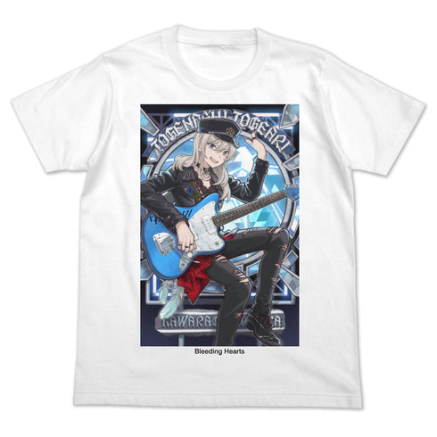 『ガールズバンドクライ』描き下ろし 河原木桃香 フルカラーTシャツ 爆ぜて咲くVer. ホワイト M
