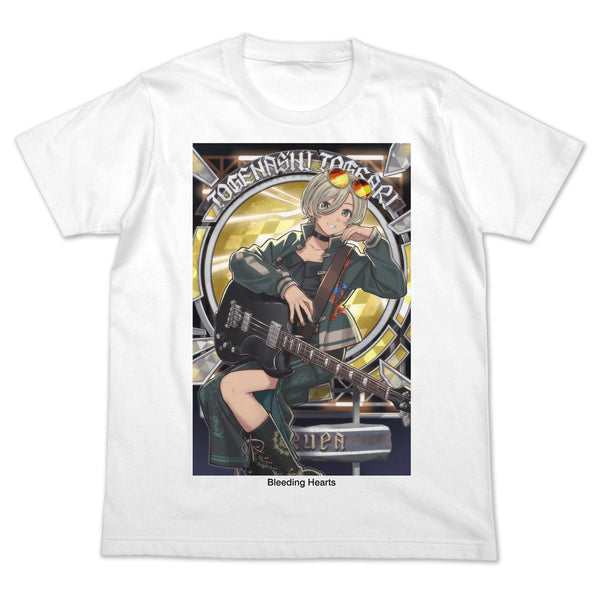 『ガールズバンドクライ』描き下ろし ルパ フルカラーTシャツ 爆ぜて咲くVer. ホワイト S