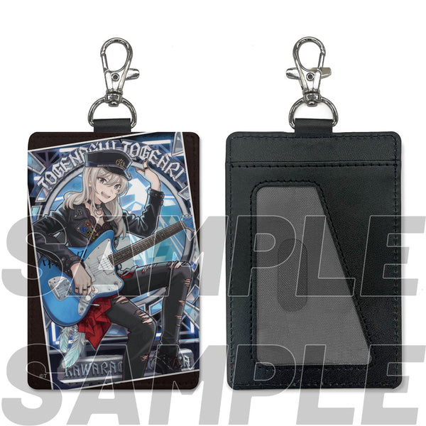 『ガールズバンドクライ』描き下ろし 河原木桃香 パスケース(ナスカン付き) 爆ぜて咲くVer.