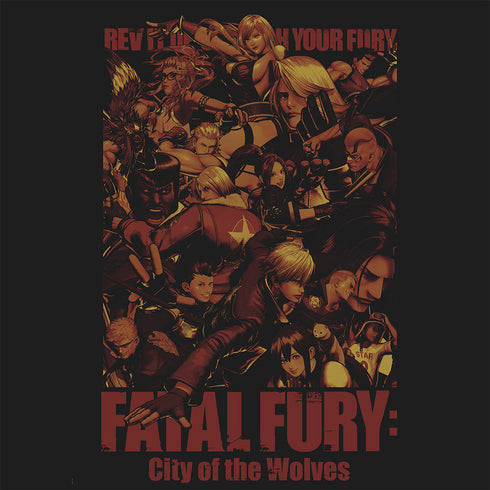 『餓狼伝説 City of the Wolves』キャラクター Tシャツ スミ M