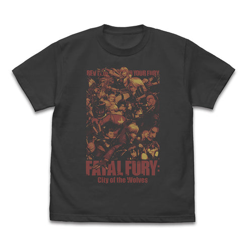 『餓狼伝説 City of the Wolves』キャラクター Tシャツ スミ L