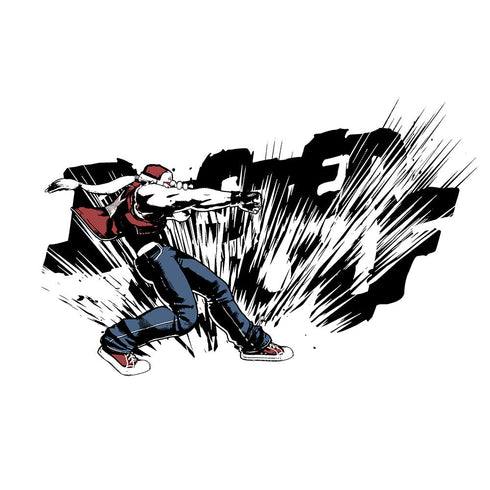 『THE KING OF FIGHTERS XV』バスターウルフ Tシャツ ホワイト M