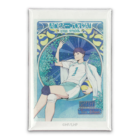 『ハイキュー!!』及川徹 スクエア缶バッジ 飛翔Ver.