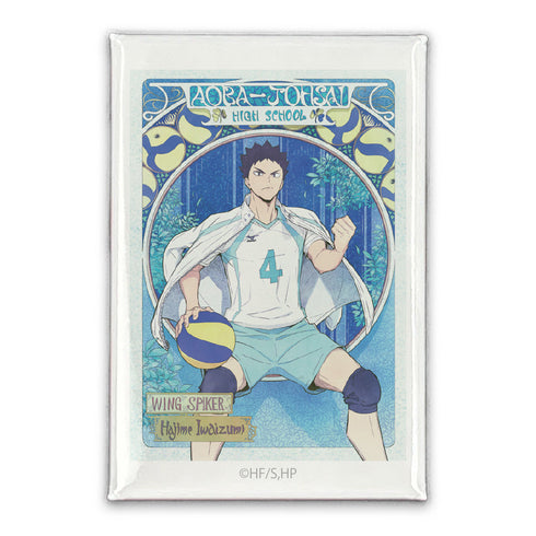 『ハイキュー!!』岩泉一 スクエア缶バッジ 飛翔Ver.