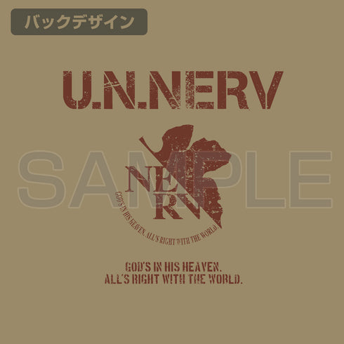 『EVANGELION』NERV ワークシャツ グレー L