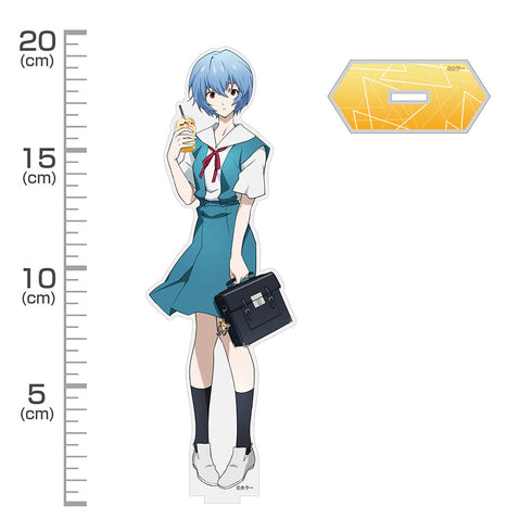 『EVANGELION』描き下ろし 綾波レイ アクリルスタンド(大) 制服Ver.