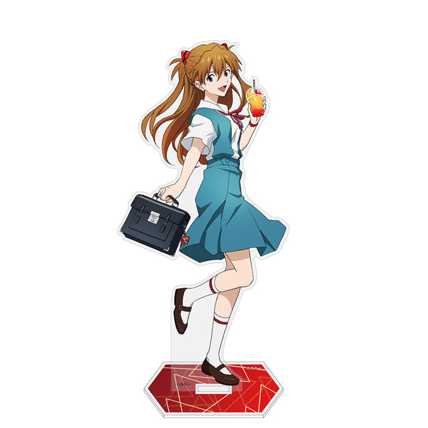 『EVANGELION』描き下ろし 式波・アスカ・ラングレー アクリルスタンド(大) 制服Ver.