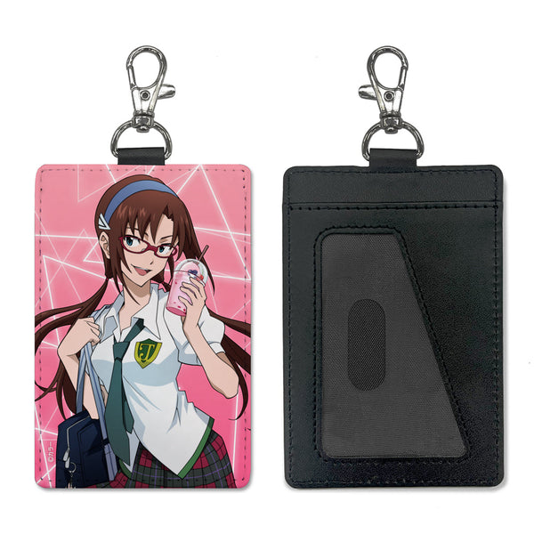 『EVANGELION』描き下ろし 真希波・マリ・イラストリアス パスケース(ナスカン付き) 制服Ver.