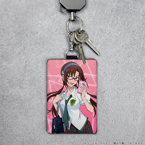 『EVANGELION』描き下ろし 真希波・マリ・イラストリアス パスケース(ナスカン付き) 制服Ver.