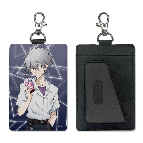 『EVANGELION』描き下ろし 渚カヲル パスケース(ナスカン付き) 制服Ver.