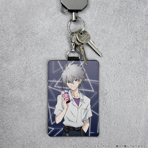 『EVANGELION』描き下ろし 渚カヲル パスケース(ナスカン付き) 制服Ver.