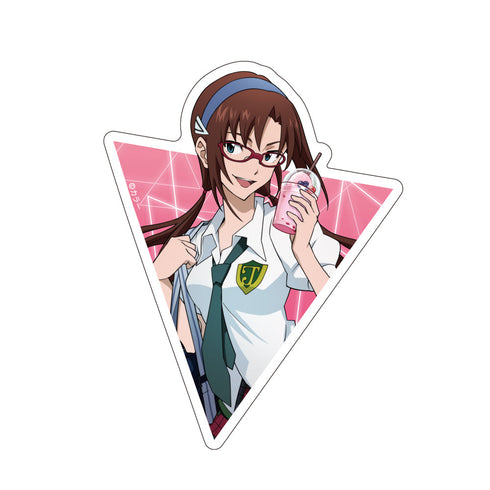 『EVANGELION』描き下ろし 真希波・マリ・イラストリアス 屋外対応ステッカー 制服Ver.