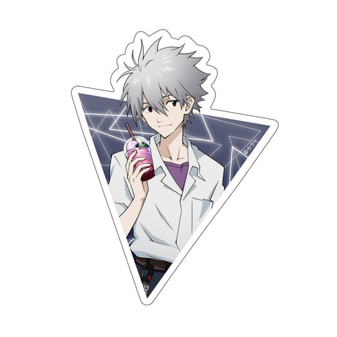 『EVANGELION』描き下ろし 渚カヲル 屋外対応ステッカー 制服Ver.