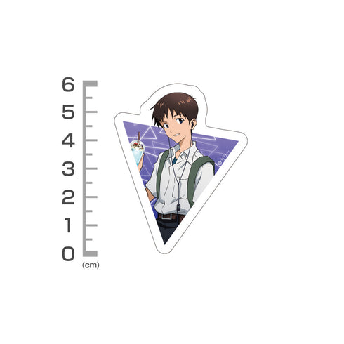 『EVANGELION』描き下ろし 碇シンジ ミニステッカーセット 制服Ver.