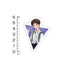 『EVANGELION』描き下ろし 碇シンジ ミニステッカーセット 制服Ver.