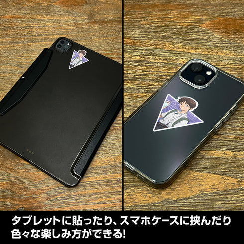 『EVANGELION』描き下ろし 碇シンジ ミニステッカーセット 制服Ver.