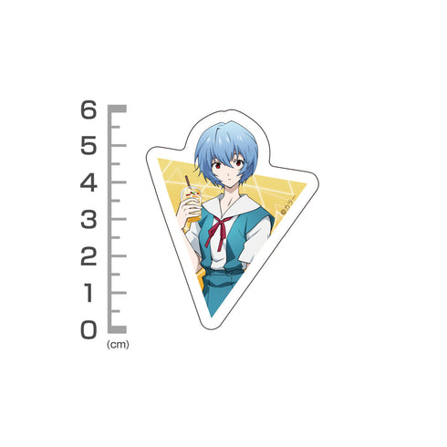『EVANGELION』描き下ろし 綾波レイ ミニステッカーセット 制服Ver.