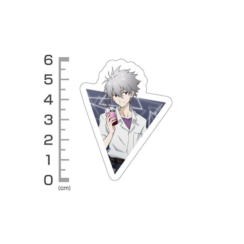 『EVANGELION』描き下ろし 渚カヲル ミニステッカーセット 制服Ver.