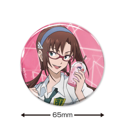 『EVANGELION』描き下ろし 真希波・マリ・イラストリアス 65mm缶バッジ 制服Ver.