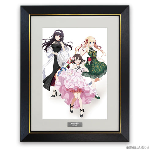 『冴えない彼女の育てかた』描き下ろし 恵・英梨々・詩羽 A4キャラファイングラフ Blooming dress Ver.