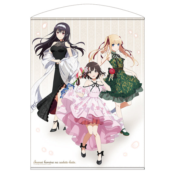 『冴えない彼女の育てかた』描き下ろし 恵・英梨々・詩羽 100cmタペストリー Blooming dress Ver.