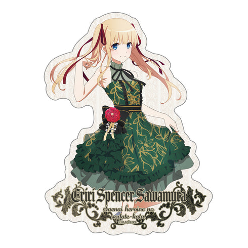 『冴えない彼女の育てかた』描き下ろし 澤村・スペンサー・英梨々 屋外対応ステッカー Blooming dress Ver.