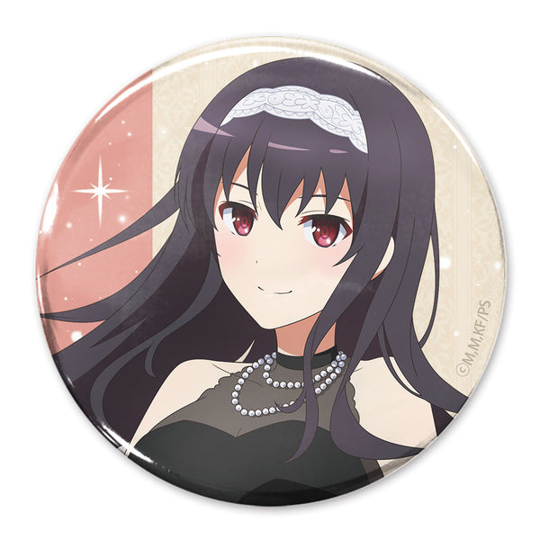 『冴えない彼女の育てかた』描き下ろし 霞ヶ丘詩羽 65mm缶バッジ Blooming dress Ver.