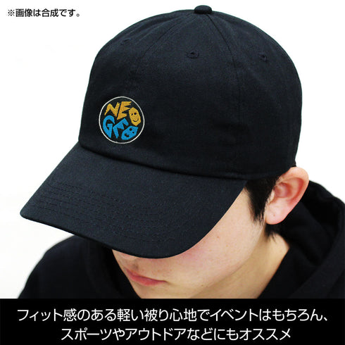 『NEOGEO』刺繍ローキャップ ブラック