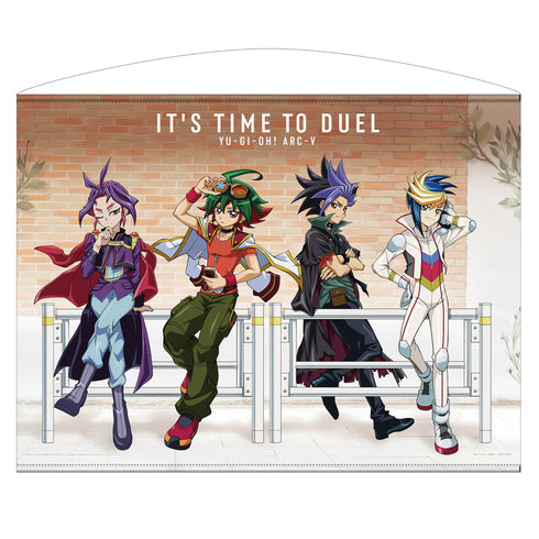 『遊☆戯☆王ARC-V』描き下ろし 遊矢&ユート&ユーゴ&ユーリ 100cmタペストリー オフモードの決闘者Ver.