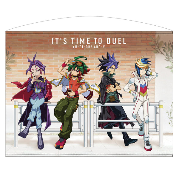 『遊☆戯☆王ARC-V』描き下ろし 遊矢&ユート&ユーゴ&ユーリ 100cmタペストリー オフモードの決闘者Ver.