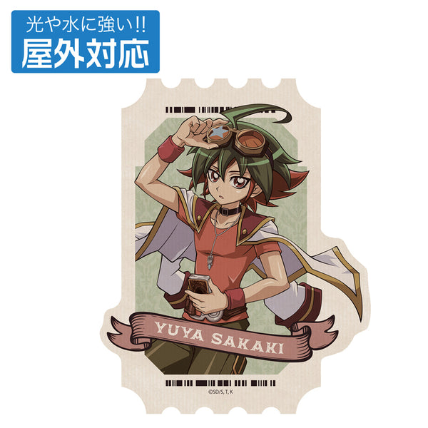『遊☆戯☆王ARC-V』描き下ろし 榊遊矢 屋外対応ステッカー オフモードの決闘者Ver.