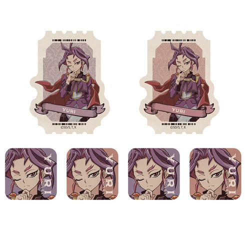 『遊☆戯☆王ARC-V』描き下ろし ユーリ ミニステッカーセット オフモードの決闘者Ver.
