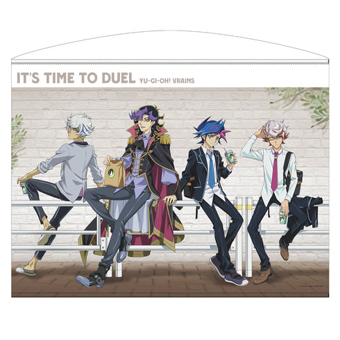 『遊☆戯☆王VRAINS』描き下ろし 遊作&了見&尊&Ai(人間態) 100cmタペストリー オフモードの決闘者Ver.