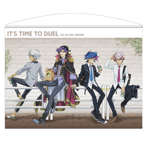 『遊☆戯☆王VRAINS』描き下ろし 遊作&了見&尊&Ai(人間態) 100cmタペストリー オフモードの決闘者Ver.