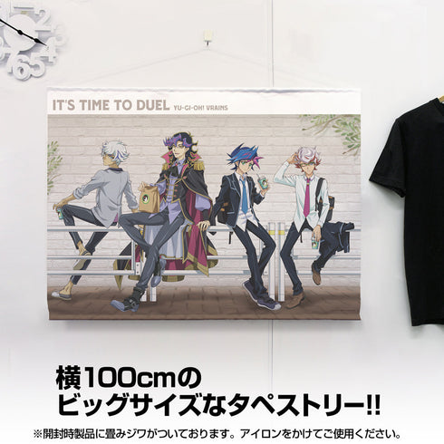 『遊☆戯☆王VRAINS』描き下ろし 遊作&了見&尊&Ai(人間態) 100cmタペストリー オフモードの決闘者Ver.