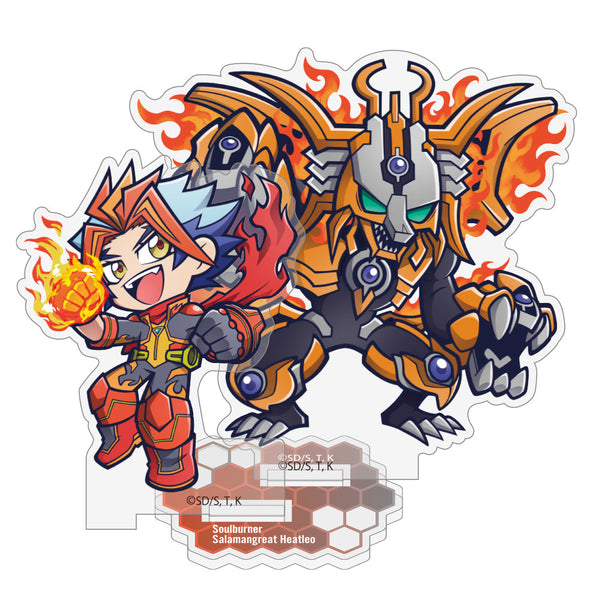 『遊☆戯☆王VRAINS』Soulburner&転生炎獣ヒートライオ アクリルスタンド