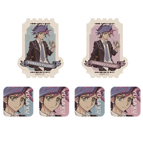 『遊☆戯☆王VRAINS』描き下ろし 藤木遊作 ミニステッカーセット オフモードの決闘者Ver.