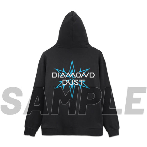 『ガールズバンドクライ』ダイヤモンドダスト ジップパーカー Ver.2.0 ブラック M