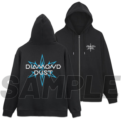 『ガールズバンドクライ』ダイヤモンドダスト ジップパーカー Ver.2.0 ブラック XXL