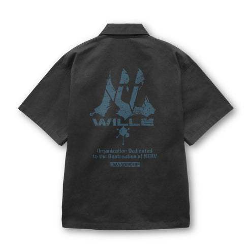 『EVANGELION』WILLE ワークシャツ グレー XXL