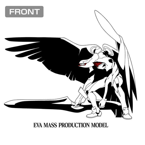 『EVANGELION』新世紀エヴァンゲリオン劇場版 EVA量産機 Tシャツ ホワイト S