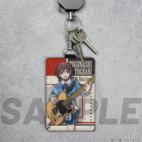 『ガールズバンドクライ』描き下ろし 井芹仁菜 パスケース(ナスカン付き) 運命の華Ver.