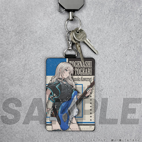 『ガールズバンドクライ』描き下ろし 河原木桃香 パスケース(ナスカン付き) 運命の華Ver.