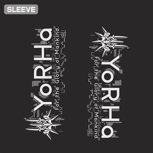 『NieR:Automata Ver1.1a』ヨルハ部隊 袖リブロングスリーブTシャツ ブラック M
