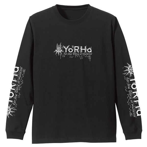『NieR:Automata Ver1.1a』ヨルハ部隊 袖リブロングスリーブTシャツ ブラック L