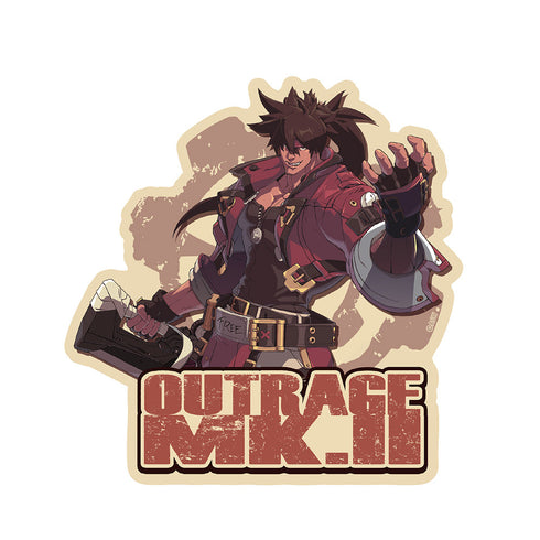 『GUILTY GEAR -STRIVE-』ソル=バッドガイ 屋外対応ステッカー