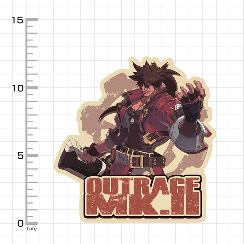 『GUILTY GEAR -STRIVE-』ソル=バッドガイ 屋外対応ステッカー